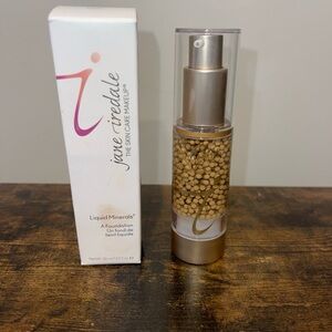 New Jane Iredale Liquid Minerals Foundation Shade Color Latte 1.01 fl oz 30 ml